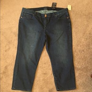 BRAND NEW Lucky Brand Ginger Jean Capris - 24W